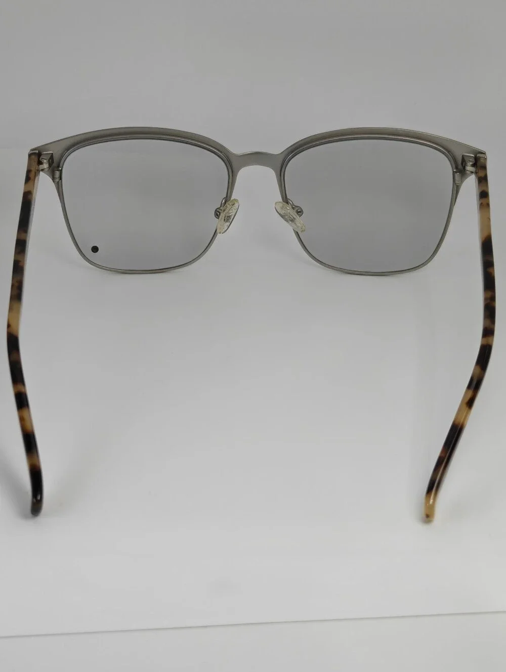 Intense. Brushed Silver Front, Bone Tortoise Temples. Women's.